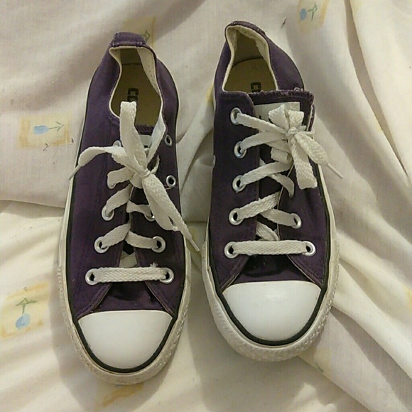 Converse Other - Convers All Star Purple Lace Up Sneakers